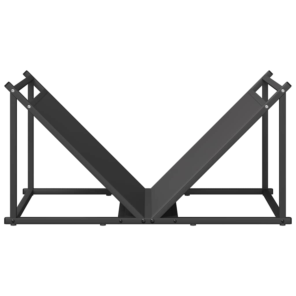 Feuerholzregal aus Stahl – Eleganter Kaminholzhalter für den Wohnbereich