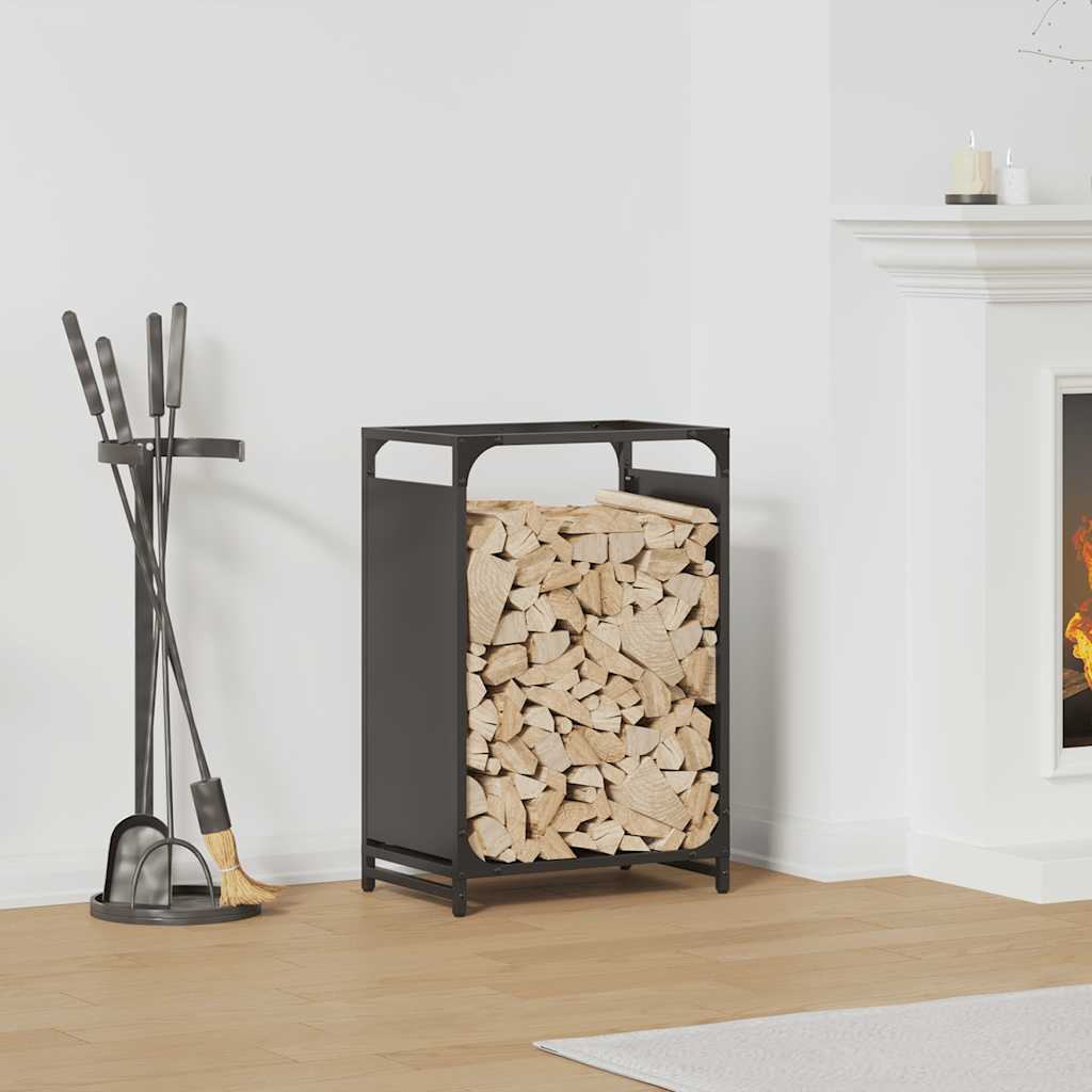 Kaminholzregal aus Stahl – Moderner Brennholzhalter für Wohnraum