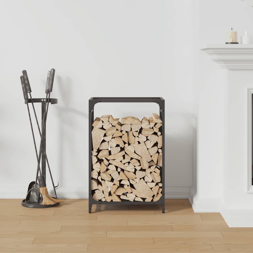 Kaminholzregal aus Stahl – Moderner Brennholzhalter für Wohnraum