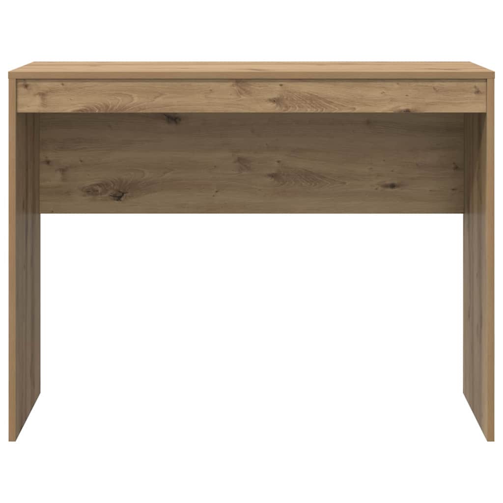 Schreibtisch in Holz-Optik ohne Stauraum. Kompakt, ideal für Homeoffice