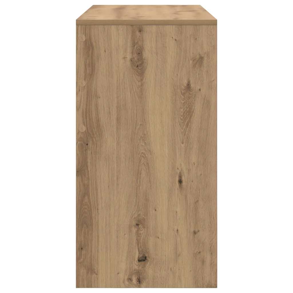 Schreibtisch in Holz-Optik ohne Stauraum. Kompakt, ideal für Homeoffice