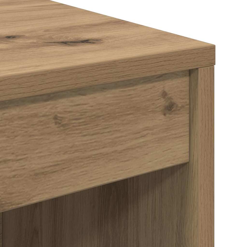 Schreibtisch in Holz-Optik ohne Stauraum. Kompakt, ideal für Homeoffice