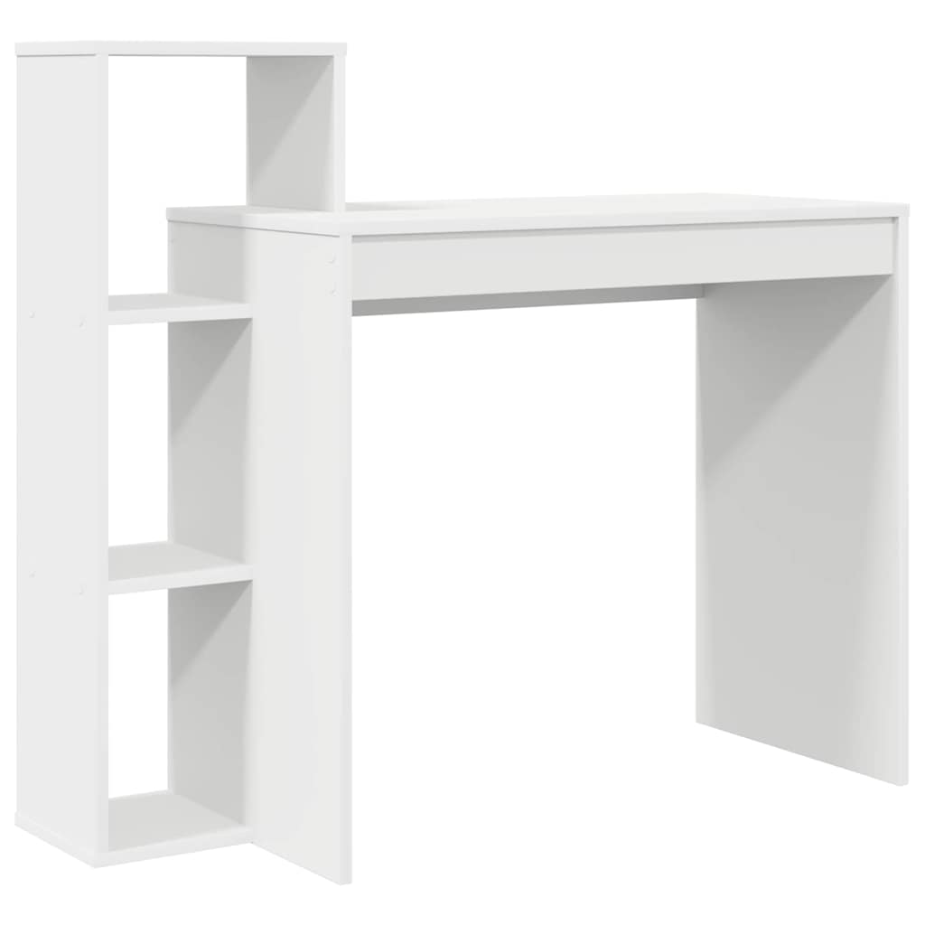 Cumputer-Schreibtisch mit Regal und viel Stauraum - stabil und funktional