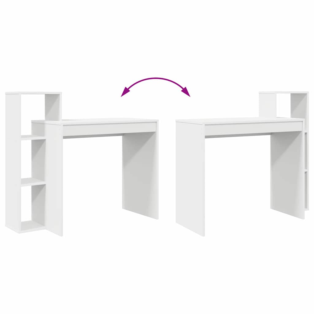 Cumputer-Schreibtisch mit Regal und viel Stauraum - stabil und funktional
